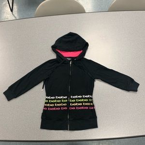 Bebe black hoodie. Small size.